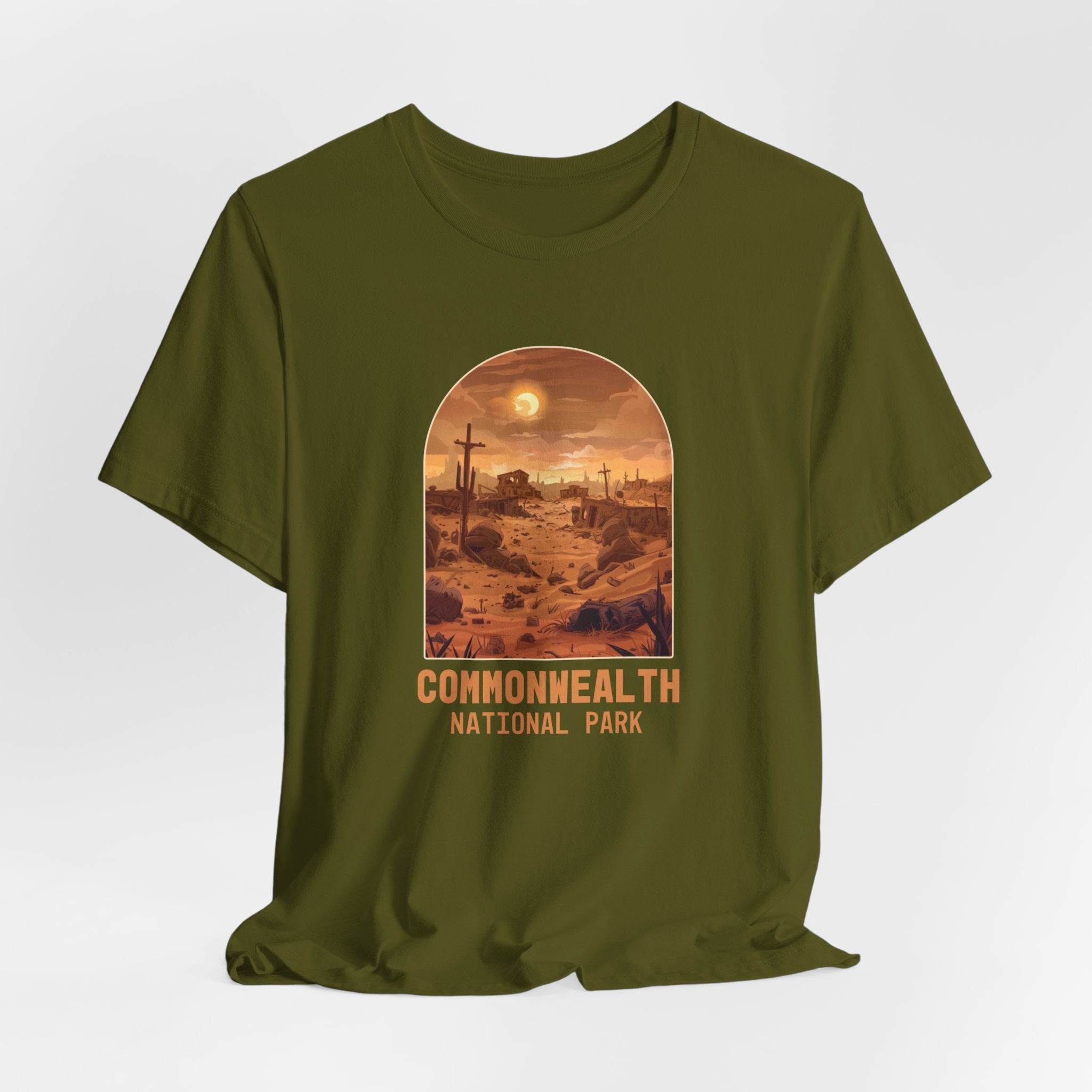 Commonwealth National Park T-Shirt, Gift for Gamers, Gaming Shirt, Nerdy T-Shirt, RPG Gamer T-Shirt