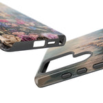 Load image into Gallery viewer, Castle Embroidered Effect Samsung Phone Case
