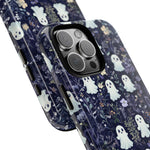 Load image into Gallery viewer, Ghosts &amp; Flowers Cute iPhone Case
