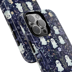 Ghosts & Flowers Cute iPhone Case