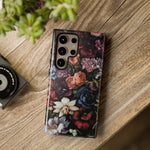 Load image into Gallery viewer, Dark Floral Samsung Phone Case
