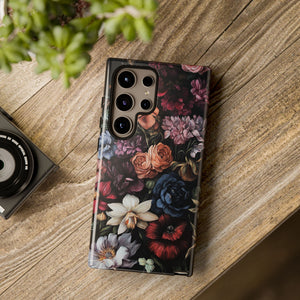 Dark Floral Samsung Phone Case