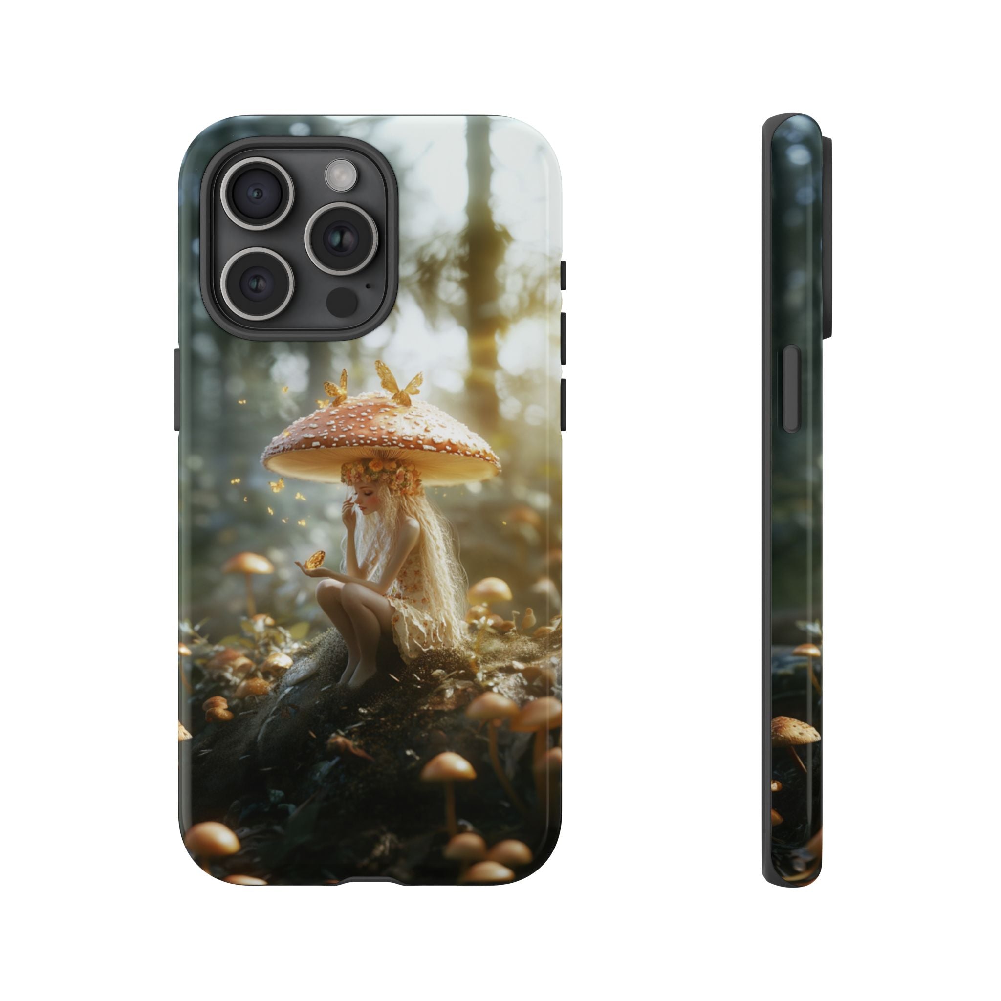 Mushroom Fairy iPhone Tough Case, Fantasy Phone Case