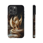 Load image into Gallery viewer, Book Dragon iPhone Tough Case, Fantasy Phone Case, Bookish Phone Case
