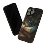 Load image into Gallery viewer, Baby Book Dragon iPhone Tough Case, Fantasy Phone Case, Bookish Phone Case
