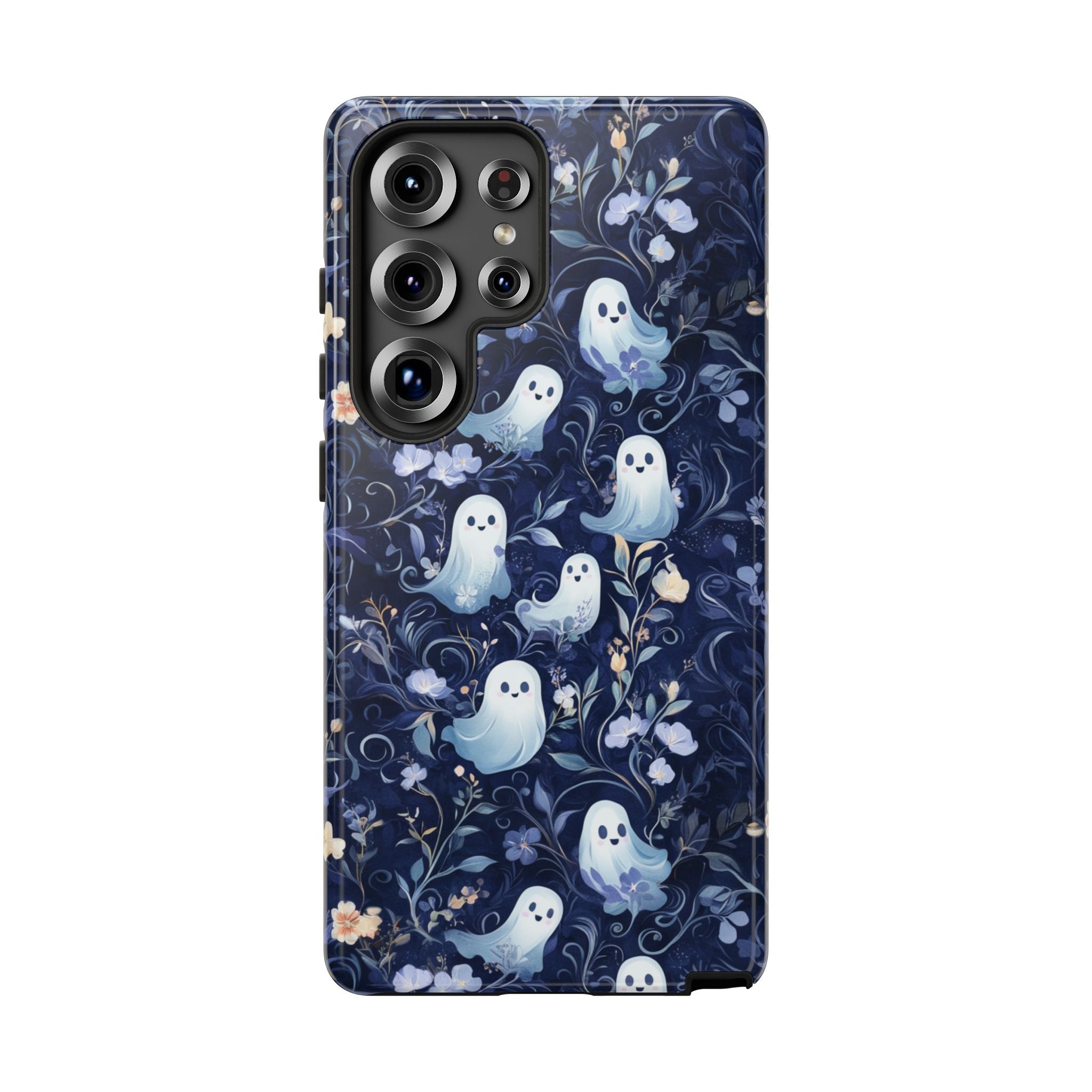 Ghosts and Flowers Cute Samsung Phone Case