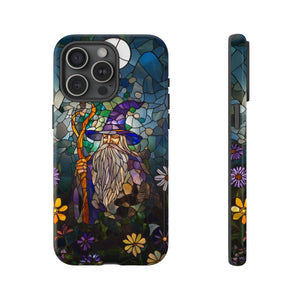 Stained Glass Effect iPhone Tough Case, Wizard Phone Case