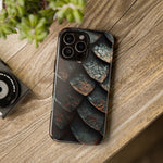 Load image into Gallery viewer, Dragon Scales iPhone Tough Case, Fantasy Phone Case
