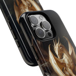 Load image into Gallery viewer, Book Dragon iPhone Tough Case, Fantasy Phone Case, Bookish Phone Case
