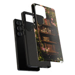 Load image into Gallery viewer, Floral Bookshelf Samsung Phone Case
