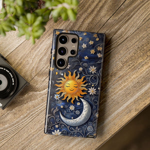 Sun and Moon Samsung Phone Case