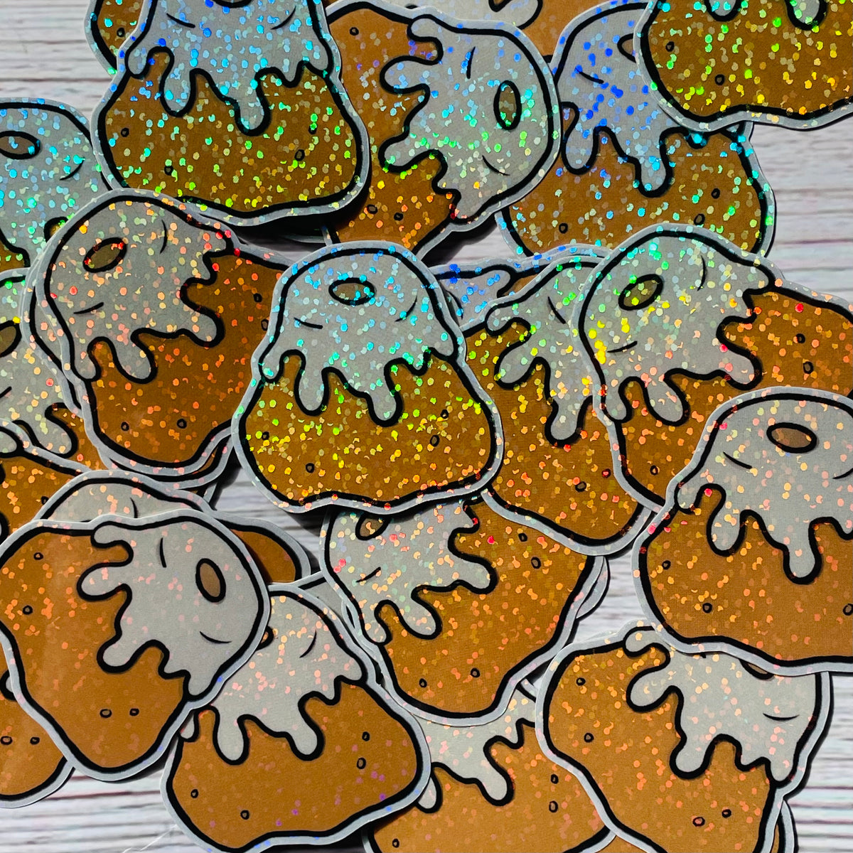 Sweet Roll Glitter Stickers – Mysteries of Mayhem