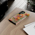 Load image into Gallery viewer, Flowers and Skull Cute Samsung Phone Case
