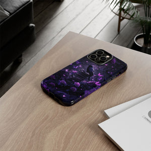 Gothic Raven Bookish iPhone Tough Case, Bookish Phone Case