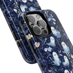 Load image into Gallery viewer, Ghosts &amp; Flowers Cute iPhone Case
