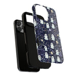 Load image into Gallery viewer, Ghosts &amp; Flowers Cute iPhone Case
