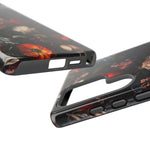 Load image into Gallery viewer, Dark Floral Samsung Phone Case
