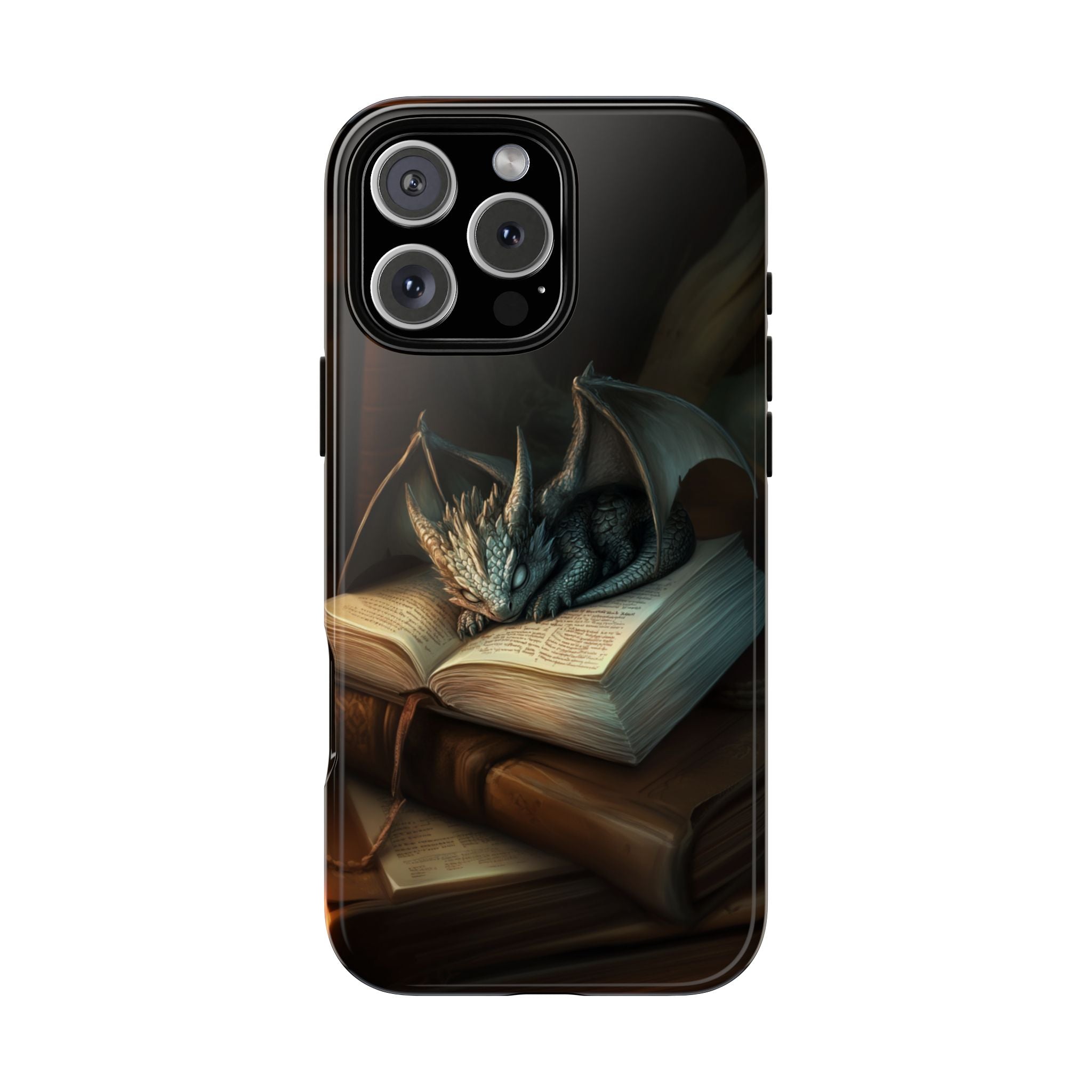 Baby Book Dragon iPhone Tough Case, Fantasy Phone Case, Bookish Phone Case