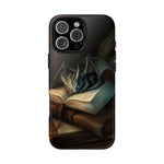 Load image into Gallery viewer, Baby Book Dragon iPhone Tough Case, Fantasy Phone Case, Bookish Phone Case
