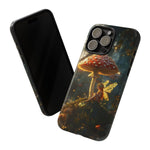 Load image into Gallery viewer, Mushroom Fairy iPhone Tough Case, Fantasy Phone Case
