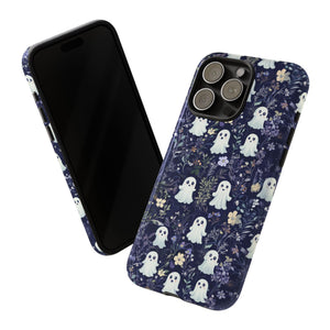 Ghosts & Flowers Cute iPhone Case