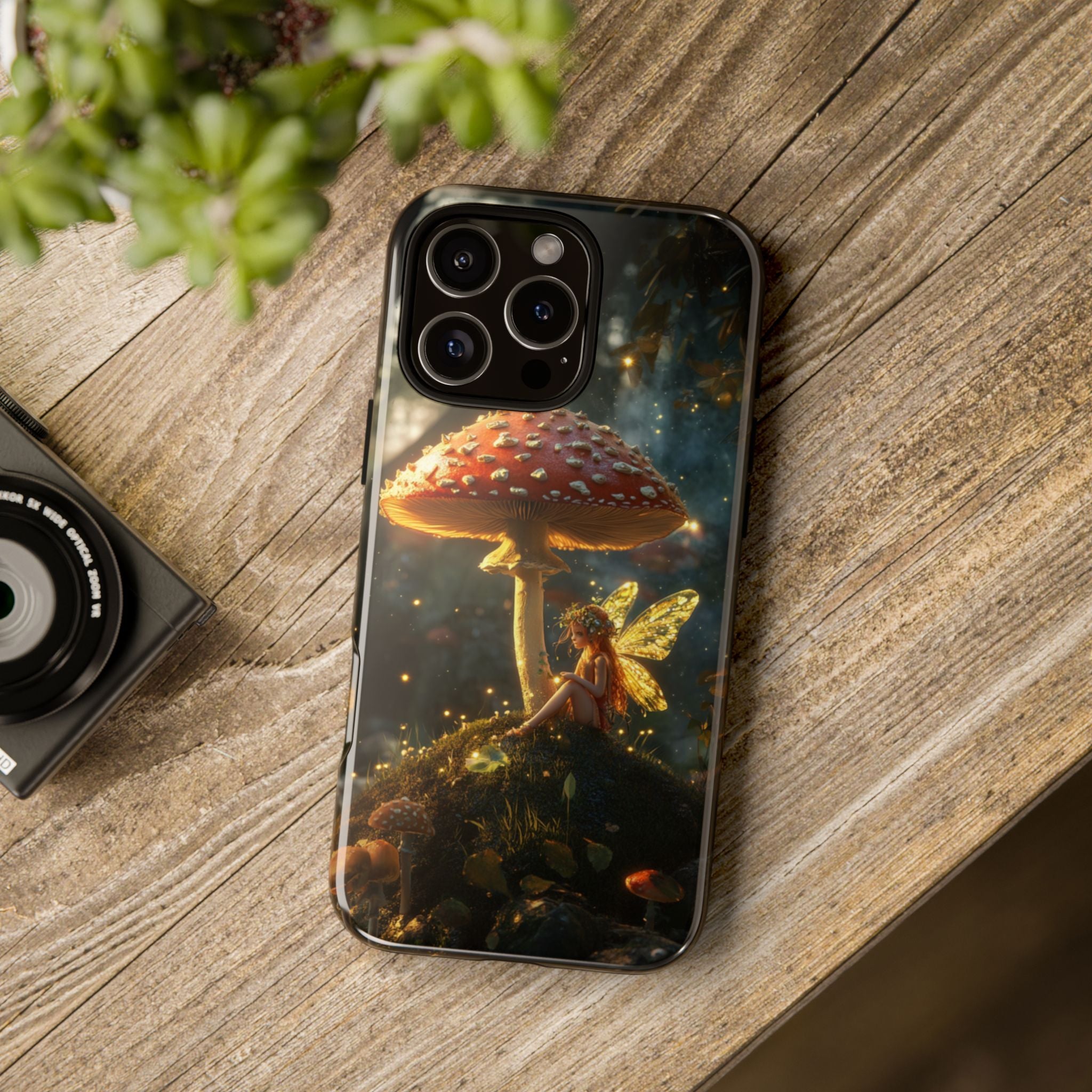 Mushroom Fairy iPhone Tough Case, Fantasy Phone Case