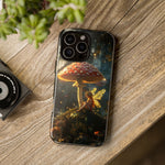 Load image into Gallery viewer, Mushroom Fairy iPhone Tough Case, Fantasy Phone Case
