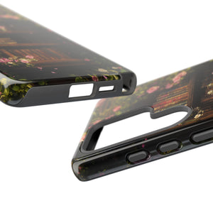 Floral Bookshelf Samsung Phone Case