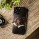Load image into Gallery viewer, Book Dragon iPhone Tough Case, Fantasy Phone Case, Bookish Phone Case
