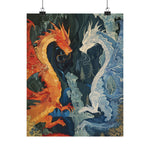 Load image into Gallery viewer, Dragon Wall Art, Fantasy Poster, Fantasy Art Print, Matte Vertical Poster, Gamer Gifts, Fantasy Gifts
