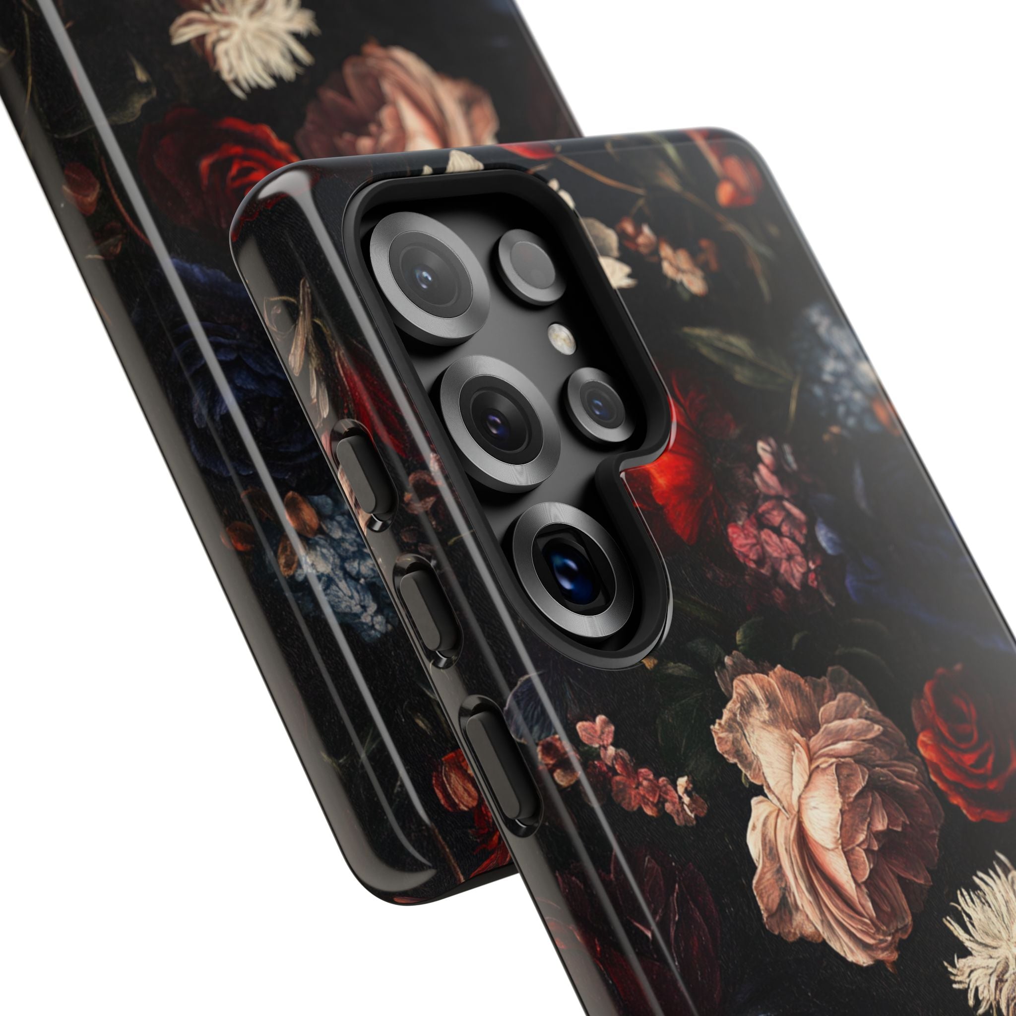 Dark Floral Samsung Phone Case