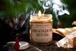 Load image into Gallery viewer, Divination Ritual Candle – Spiced Chai, Vanilla Bean &amp; Black Tea Scented
