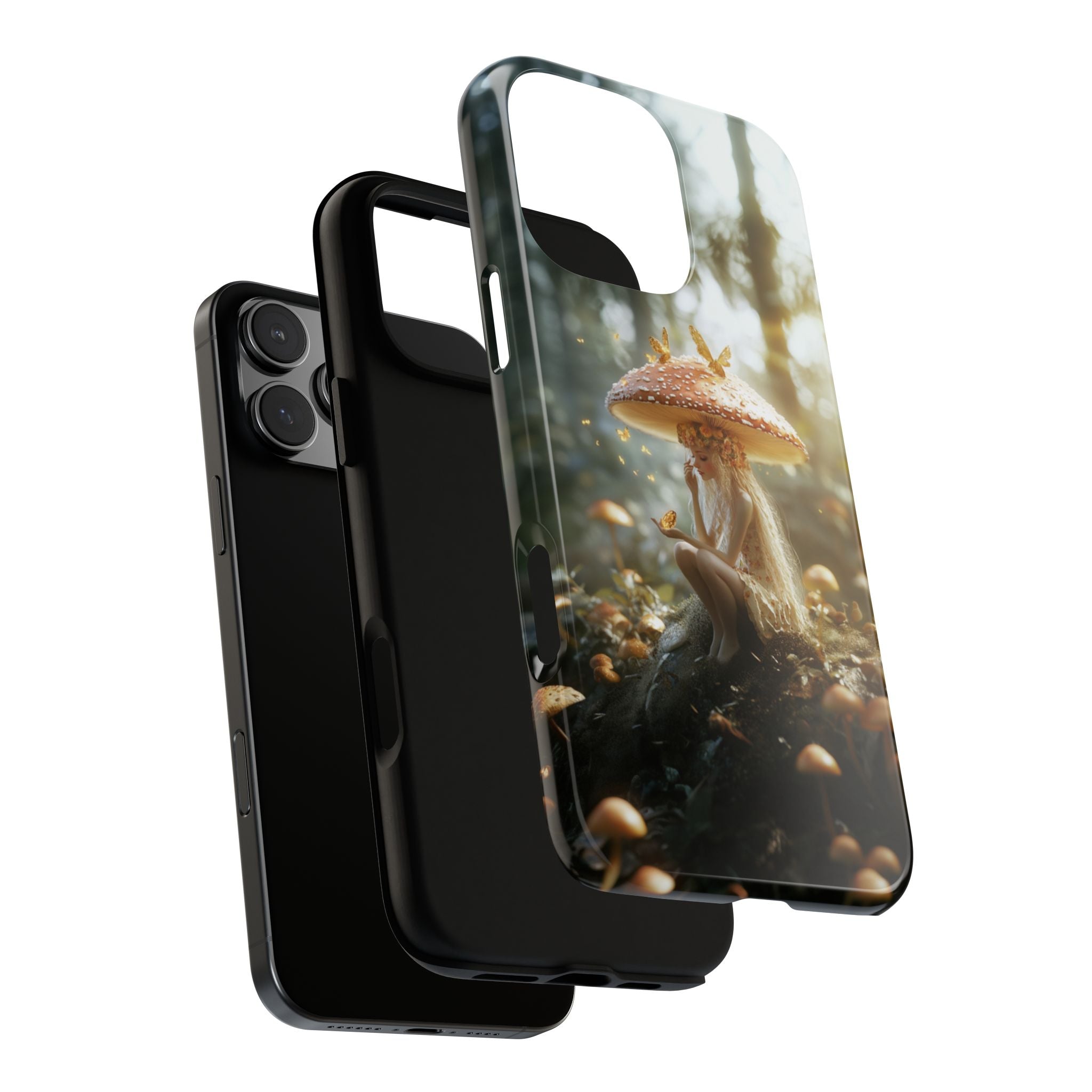 Mushroom Fairy iPhone Tough Case, Fantasy Phone Case