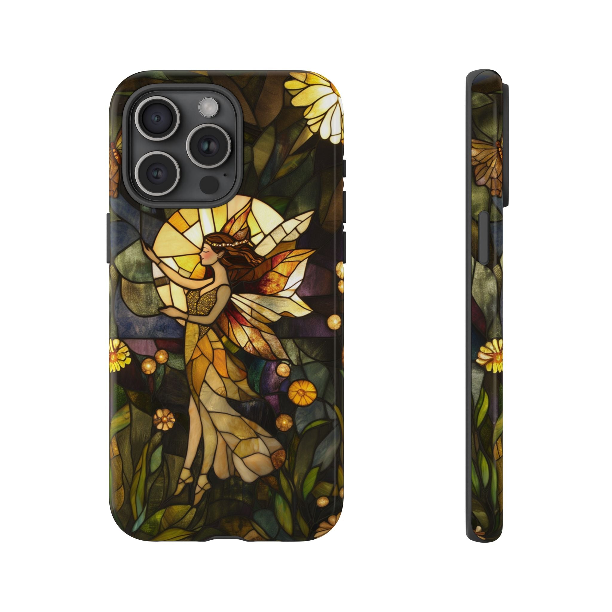Fairy Stained Glass Effect iPhone Case – Mysteries of Mayhem Fairy Stained Glass Effect iPhone Case – Mysteries of Mayhem