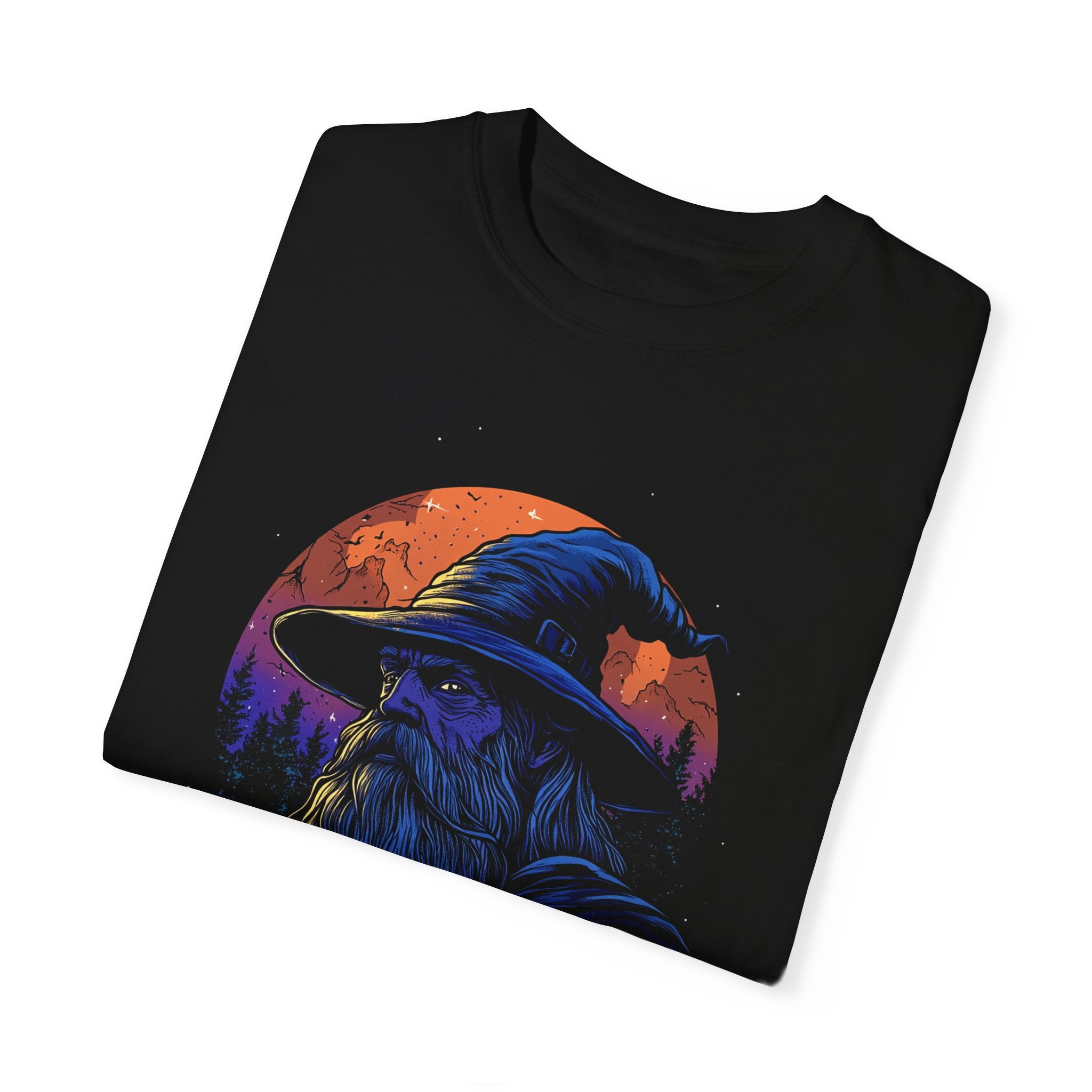 Twilight Wanderer Wizard Tee, Comfort Colors 1717, Nerdy Shirt, Fantasy T-Shirt, Wizard T-Shirt