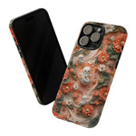 Load image into Gallery viewer, Ghosts &amp; Flowers Cute iPhone Case
