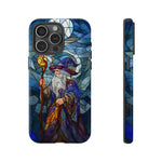 Load image into Gallery viewer, Stained Glass Effect iPhone Tough Case, Wizard Phone Case
