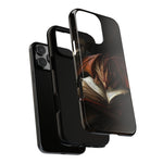 Load image into Gallery viewer, Book Dragon iPhone Tough Case, Fantasy Phone Case, Bookish Phone Case
