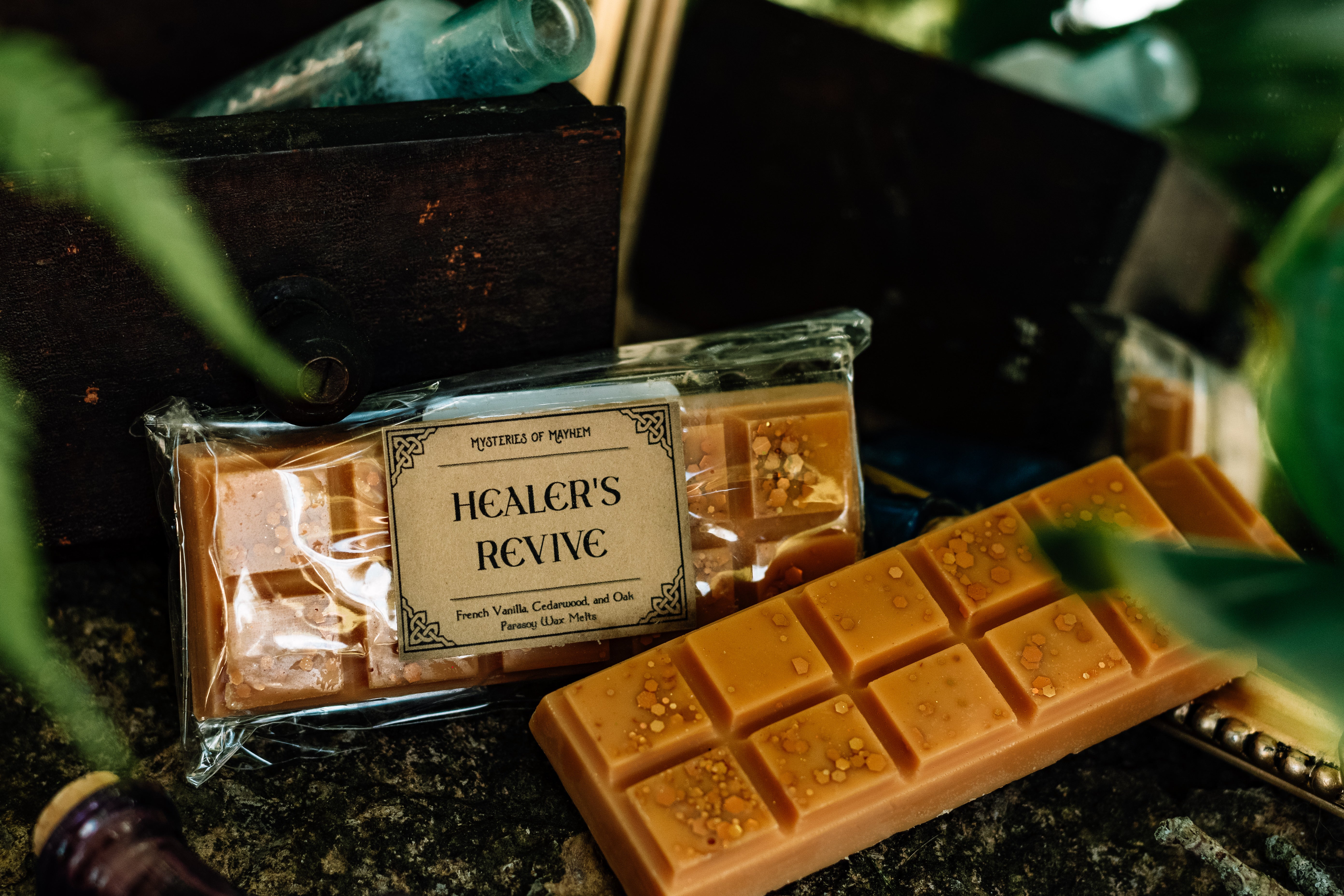 Healer’s Revive Wax Snap Bar -  French Vanilla, Cedar Wood, and Oak