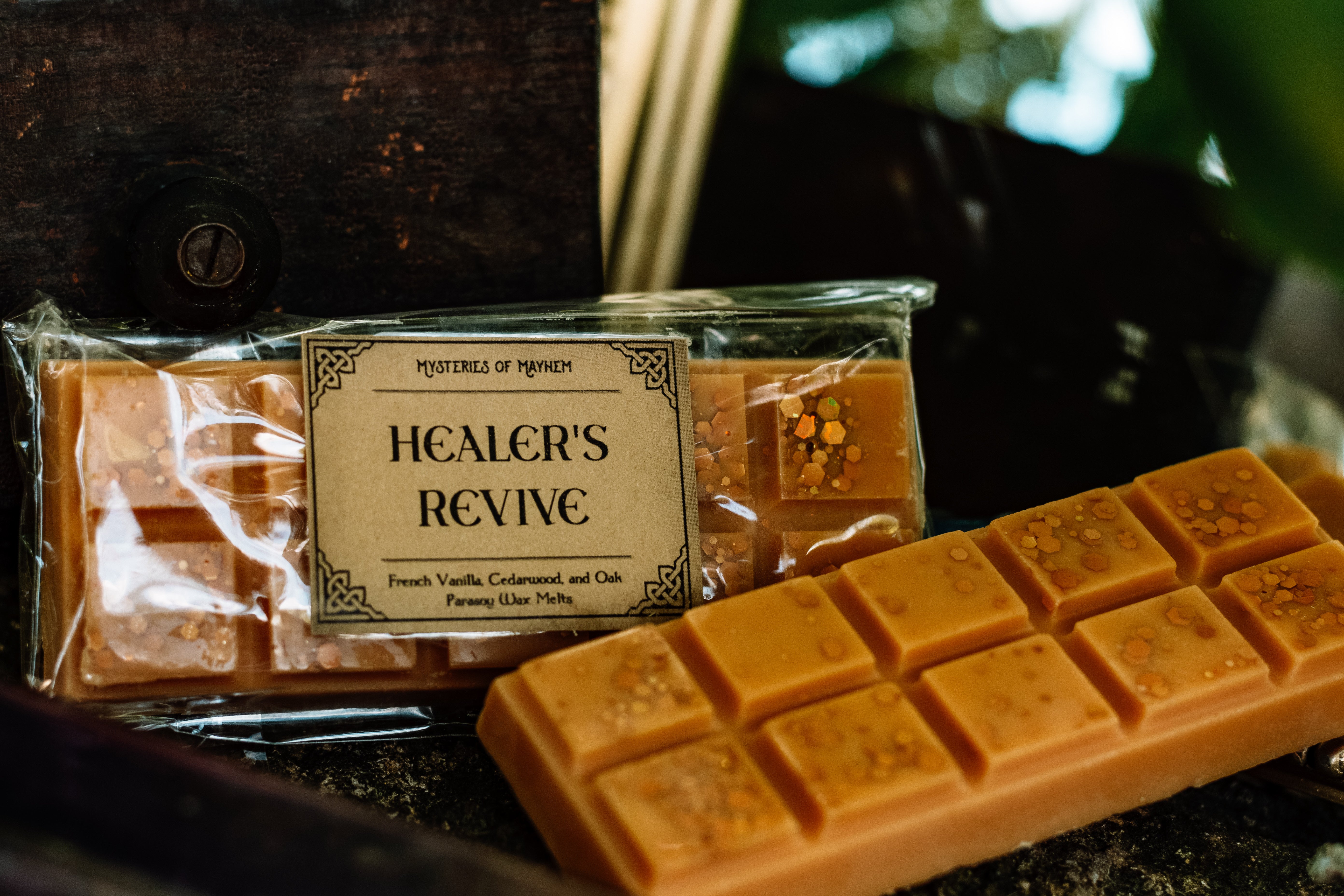 Healer’s Revive Wax Snap Bar -  French Vanilla, Cedar Wood, and Oak