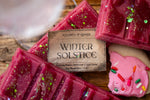 Load image into Gallery viewer, Winter Solstice Wax Melts – Raspberry Prosecco, Vanilla Sugar Cookie &amp; Buttercream
