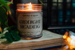 Load image into Gallery viewer, Midnight Reading Candle – Winter Jasmine, Golden Amber &amp; Woolen Musk
