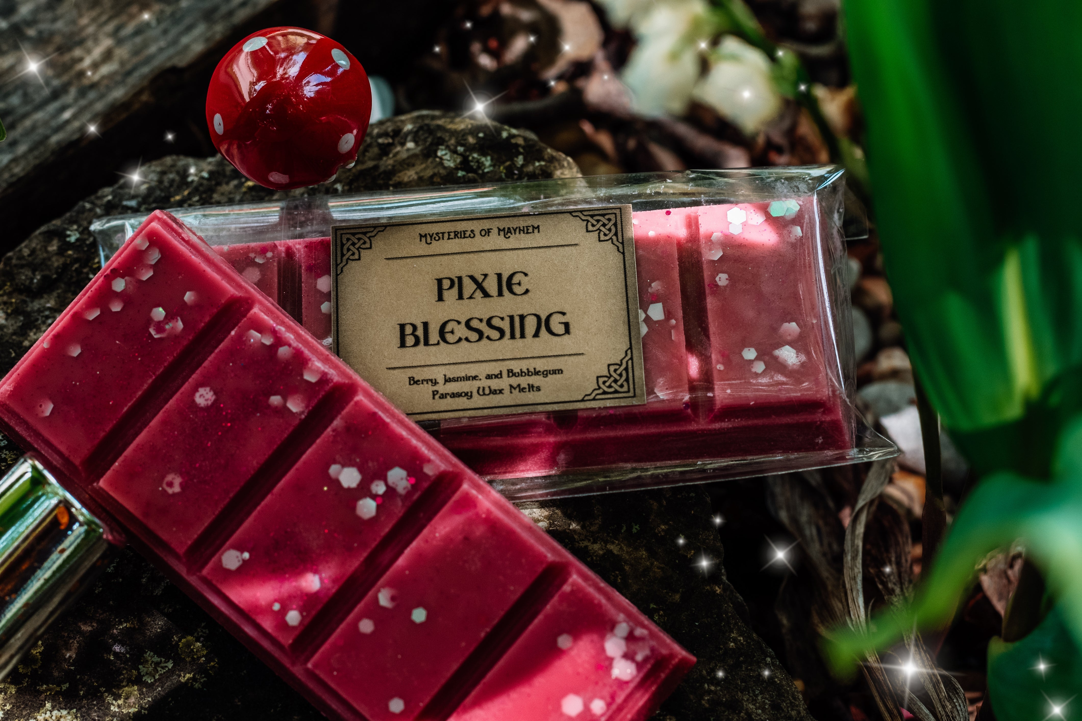 Pixie Blessing Wax Snap Bar - Berry, Jasmine, and Bubblegum