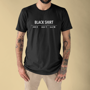 Black Shirt - Skyrim Inspired