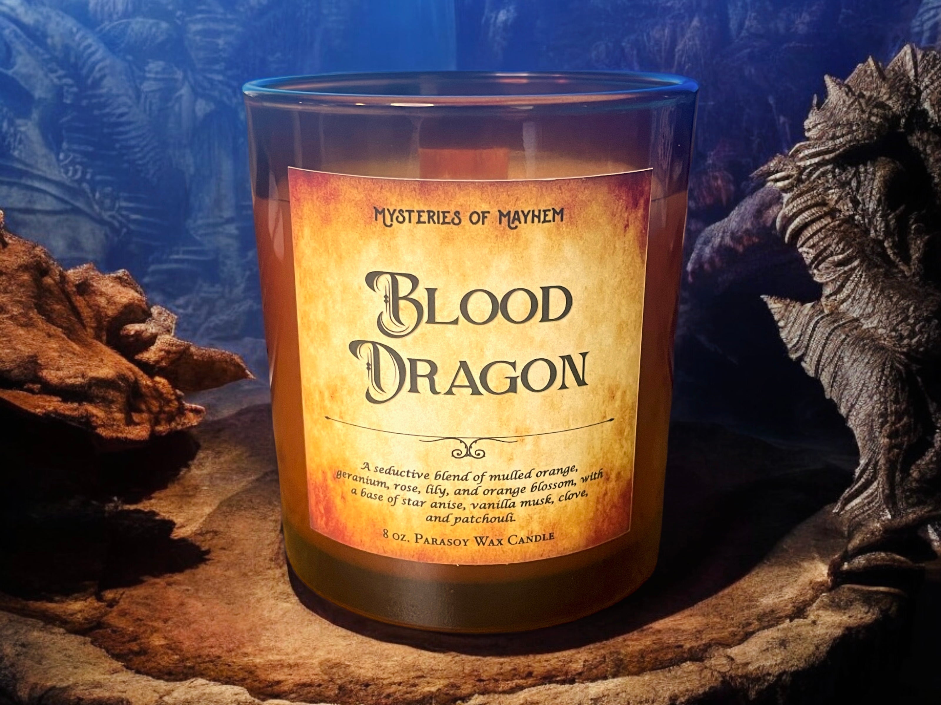 Blood Dragon - Mulled Orange, Star Anise, and Patchouli