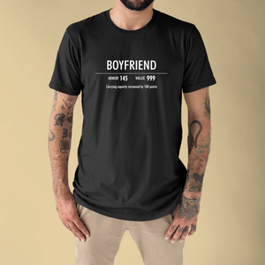 Boyfriend Gamer Shirt - Gift for Gamer - Skyrim Inspired