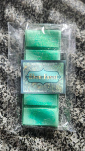 Elven Forest Wax Snap Bar -  Briar Rose, Cedar, and Amber Scented, Nerdy Gift, Wax Melts