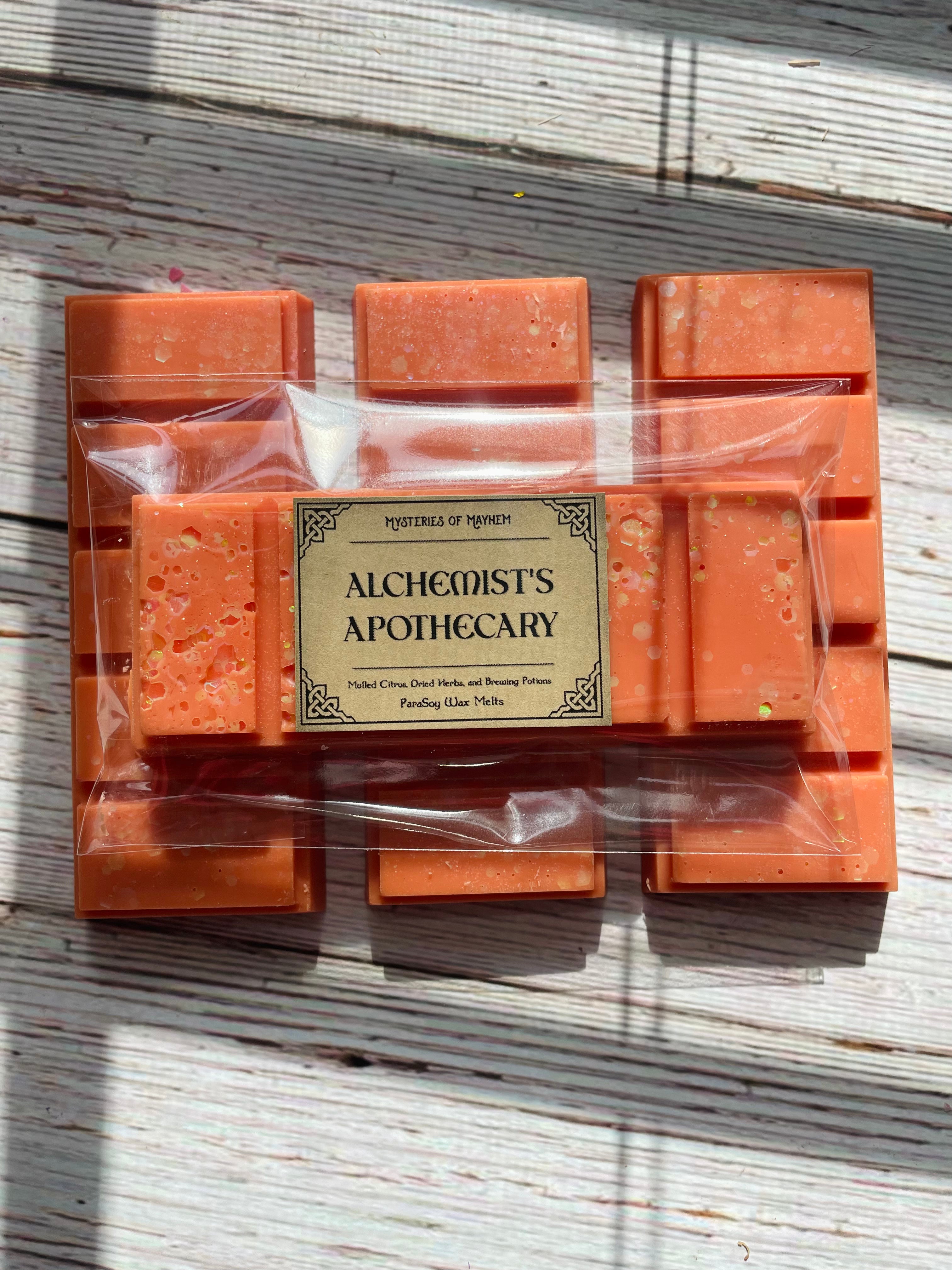 Alchemist’s Apothecary Wax Snap Bar - Mulled Citrus, Dried Herbs, and Brewing Potions Scented
