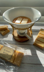 Load image into Gallery viewer, Healer’s Revive Wax Snap Bar -  French Vanilla, Cedar Wood, and Oak Scented
