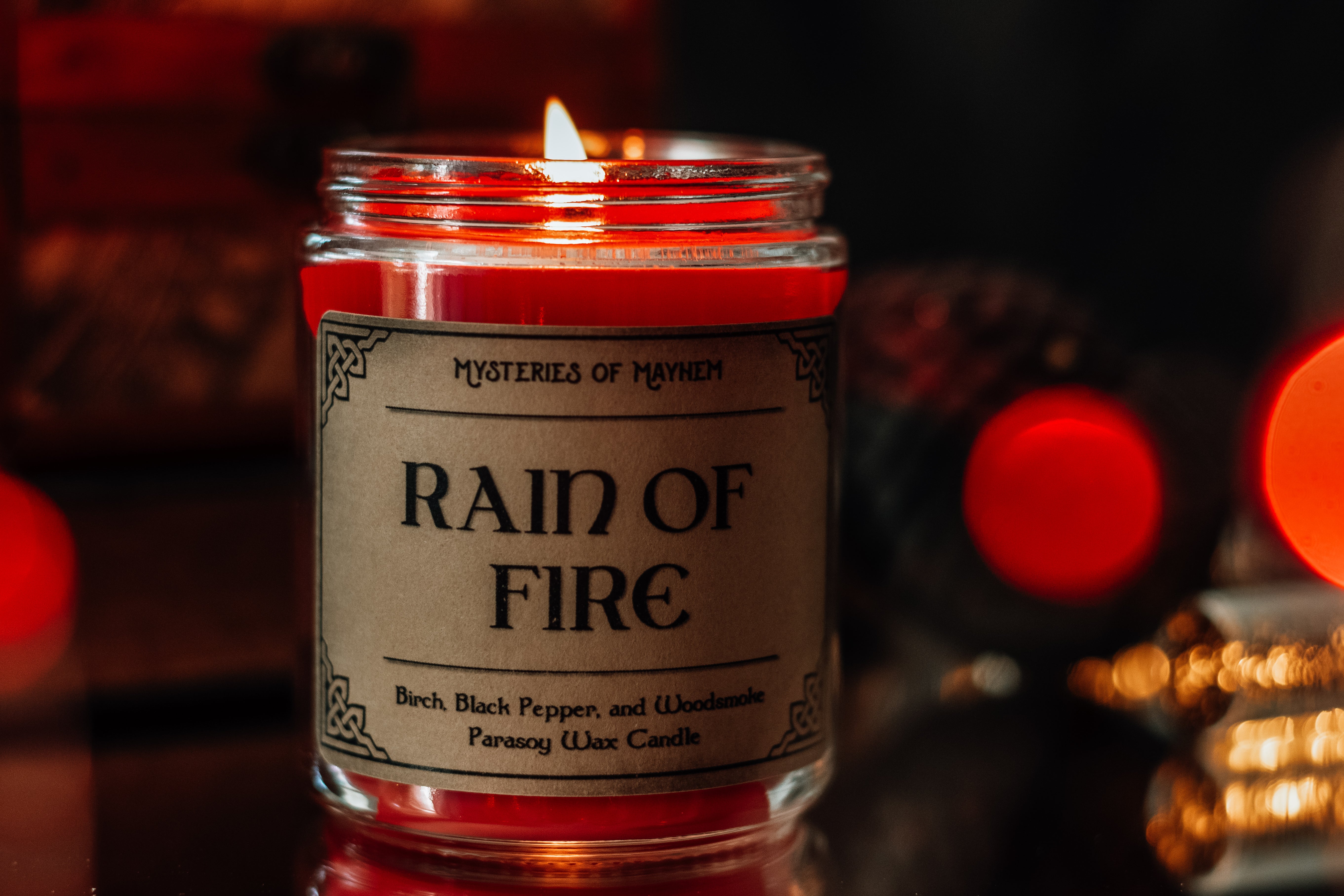 Rain of Fire - Birch, Black Pepper, and Woodsmoke Scented